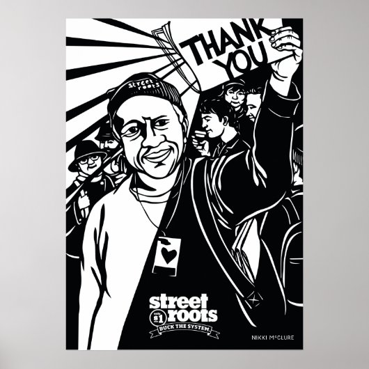Poster Couverture de Merci Street Roots - Nikki McClure a (Devant)