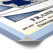 Poster Couverture de partitions musicales vintage La fête (Coin)