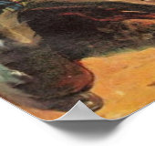 Poster Couverture de pâte Western Range Riders pâte art (Coin)