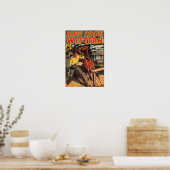 Poster Couverture de pâte Western Range Riders pâte art (Cuisine)