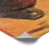 Poster Couverture de pâte Western Range Riders pâte art (Coin)