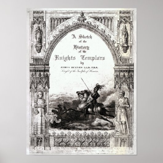 Poster Couverture de 'Un croquis de l'histoire des Cheval (Devant)