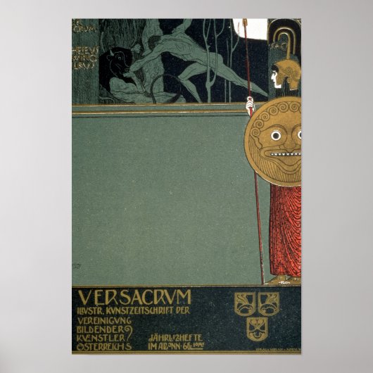 Poster Couverture de Ver Sacrum le journal de (Devant)