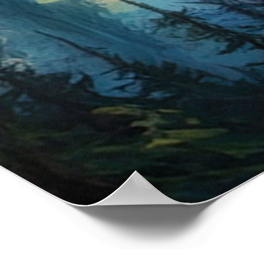 Poster Couverture du coucher du soleil (Coin)