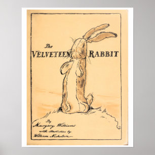 Poster Couverture du livre - Le lapin Velveteen