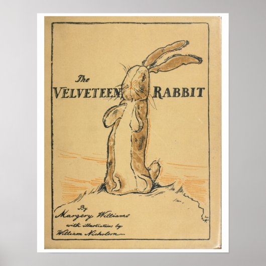 Poster Couverture du livre - Le lapin Velveteen (Devant)