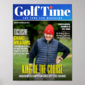 Poster Couverture du magazine Custom Golf, cadeau amusant (Devant)