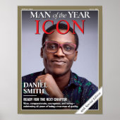 Poster Couverture du magazine d'anniversaire, Portrait d' (Devant)