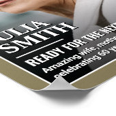 Poster Couverture du magazine d'anniversaire sur mesure,  (Coin)