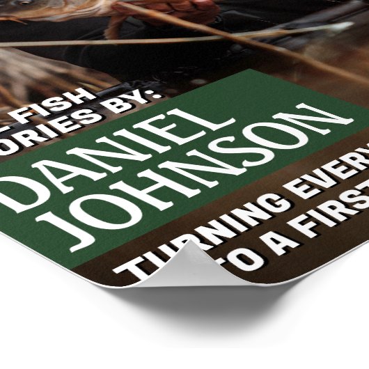 Poster Couverture du magazine de pêche sur mesure, Dons d (Coin)