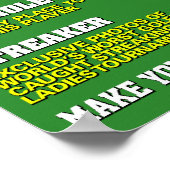 Poster Couverture du magazine Golfer Fake (Coin)