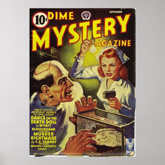 Poster Couverture du magazine Mystère Boutique Dime (Devant)