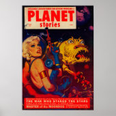 Poster Couverture du magazine Planet Stories (Devant)