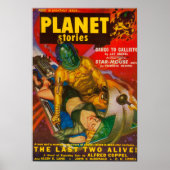 Poster Couverture du magazine Planet Stories 6 (Devant)