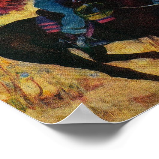 Poster Couverture du magazine Ranch Romances (Coin)