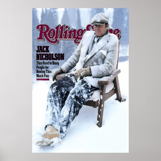 Poster Couverture du magazine Rolling Stone de Jack Nicho (Devant)