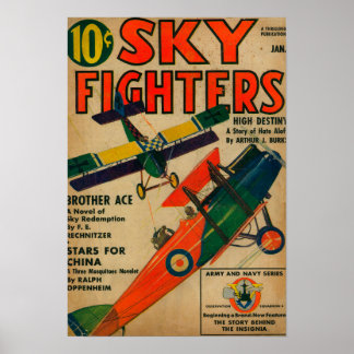 Poster Couverture du magazine Sky Fighters