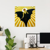 Poster Couverture du magazine Sunburst Coles Phillips (Bureau à domicile)