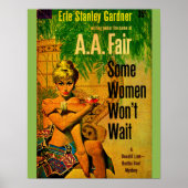 Poster Couverture du roman de pulpe de 1953 Certaines fem (Devant)