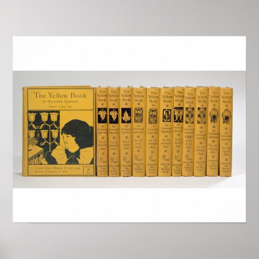 Poster Couverture et épines pour "The Yellow Book", Vol (Devant)