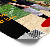 Poster Couverture Magazine Personnalisée, Baseball Jeunes (Coin)