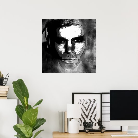 Poster Couverture mentale inspirée (Bureau à domicile)