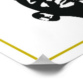 Poster couverture minimale de l'album (Coin)