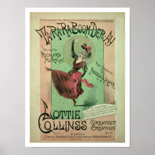 Poster Couverture musicale pour Ta-Ra-Ra-Boom-Der-Ay, pub