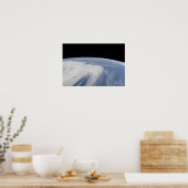 Poster Couverture nuageuse au-dessus de l'océan Pacifique (Cuisine)