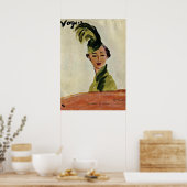 Poster Couverture Paris Vogue ~ Casquettes & tissus 1935 (Cuisine)