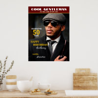 Couverture photo Anniversaire Magazine Personnalis