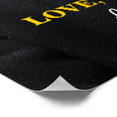 Poster Couverture photo Anniversaire Magazine Personnalis (Coin)