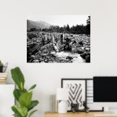 Poster COUVERTURE pour OR c. 1890 (Bureau à domicile)