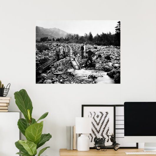 Poster COUVERTURE pour OR c. 1890 (Bureau à domicile)