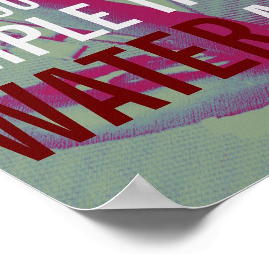 Poster Couverture texte de la motivation physique (Coin)