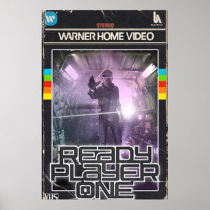 Poster Couverture VHS du joueur prêt