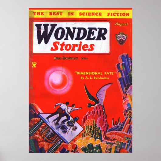 Poster Couverture vintage - A L Burkholder 1934 (Devant)