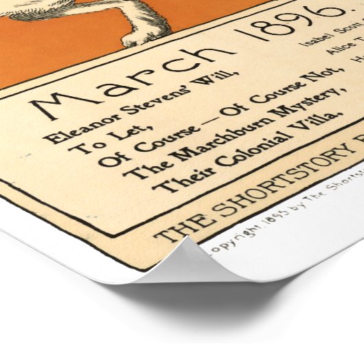 Poster Couverture vintage "Chat Noir" (Coin)