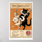 Poster Couverture vintage "Chat Noir" (Devant)