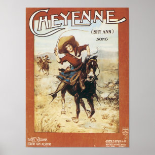 Poster Couverture Vintage Chongbook Cheyenne