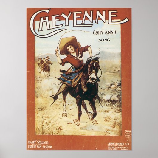 Poster Couverture Vintage Chongbook Cheyenne (Devant)