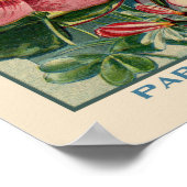 Poster Couverture Vintage de graines de Mayflower (Coin)