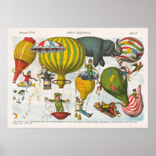 Poster Couverture vintage du journal