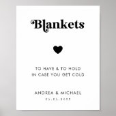 Poster Couvertures rétro à avoir et à tenir un signe Mari (Devant)