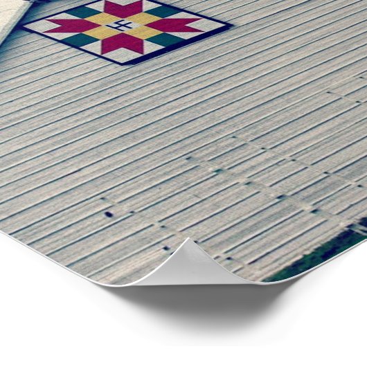 Poster Couvre-Grange Avec Lettres (Coin)