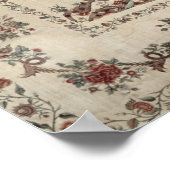 Poster Couvre-lit avec motifs de palmiers (Coin)