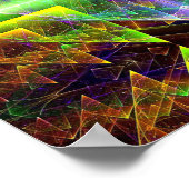 Poster Couvre-lit prisme triangulaire (Coin)