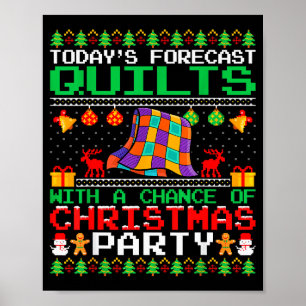 Poster Couvre-lits Fête de Noël Couvre-lits Broderie de N
