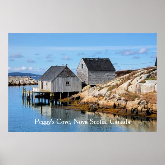 Poster Cove de Peggy, Nouvelle-Écosse, Canada (Devant)