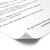 Poster Covid-19 Ajouter Votre Logo Avis Personnel Profess (Coin)